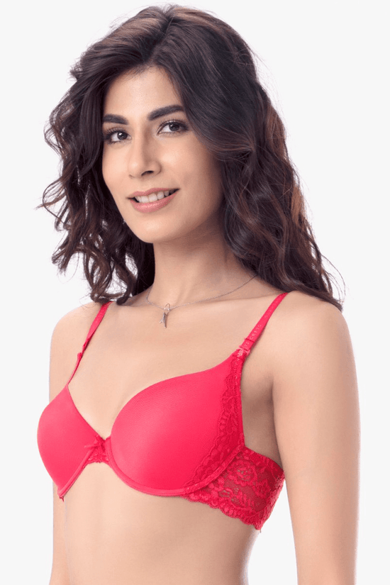 Pretty Secret Underwired Lacy Padded Push Up Bra