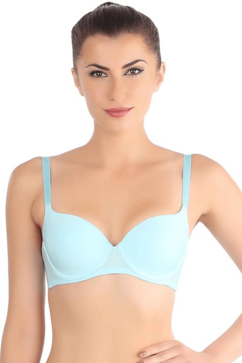 Triumph Lightly Padded Wired T-Shirt Bra - Water Blue