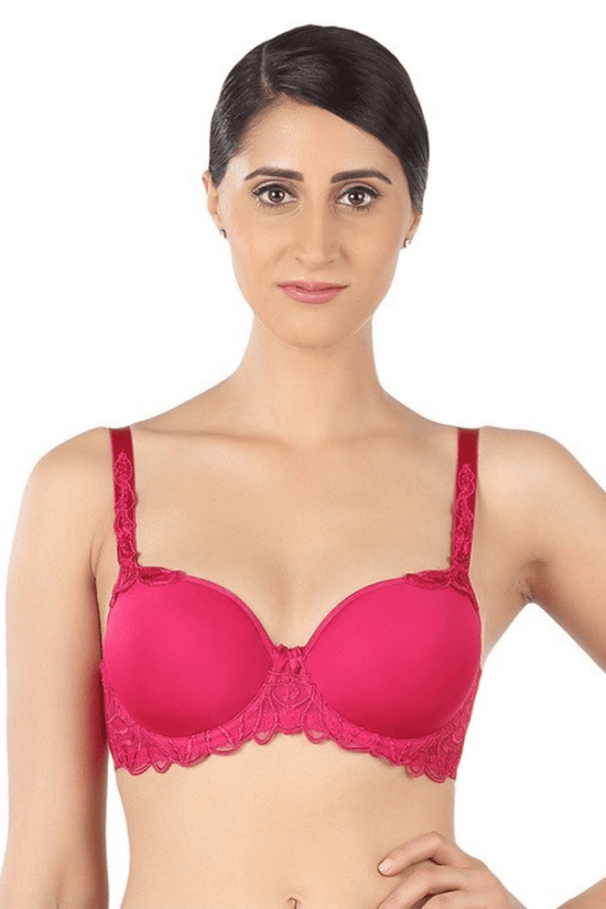 Triumph Balconette Lightly Padded Lacy Wired T-Shirt Bra