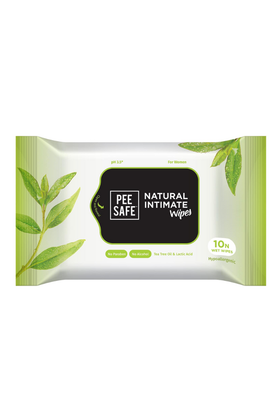 Pee Safe Natural Intimate Wipes