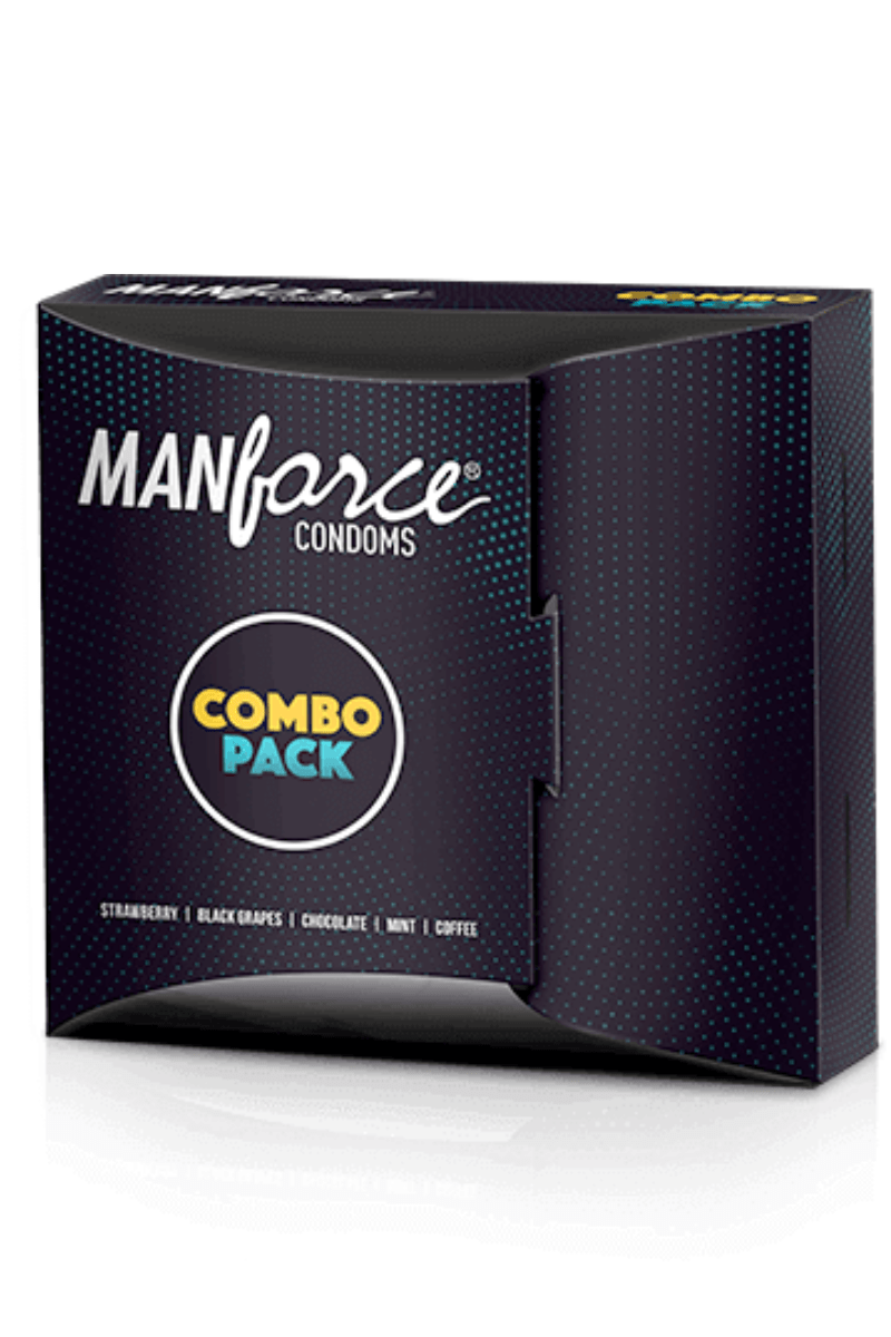 ManForce Multi Flavored Male Condoms - COMBO Pack