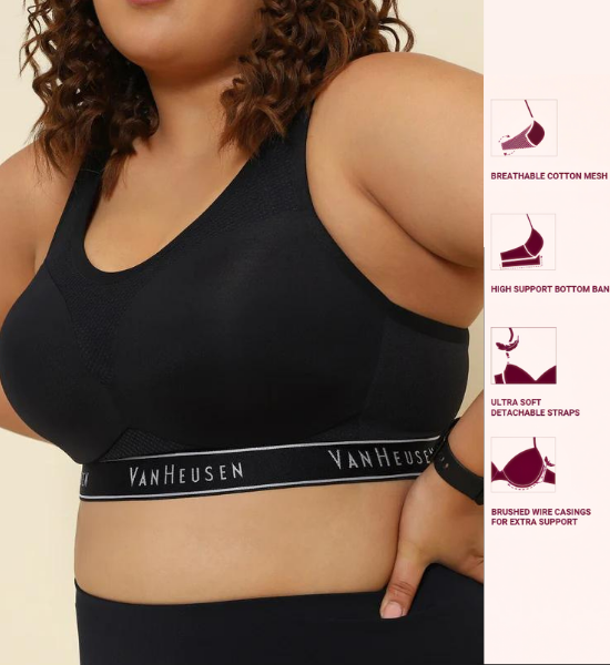 Van Heusen Proactive Anti-Bacterial Padded Sports Bra