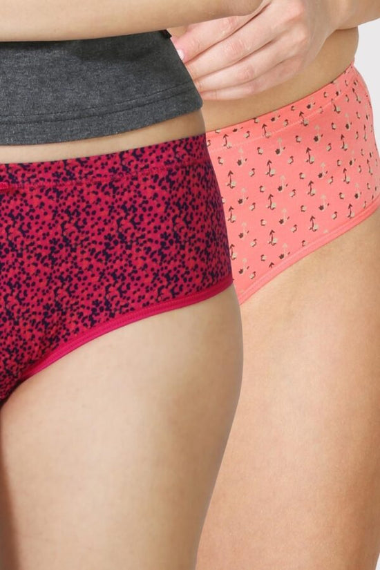 Van Heusen Women’s Printed Hipster Panty - Pack of 2