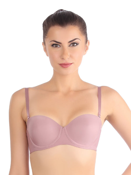 Triumph Invisibly Smooth Demi Cup Strapless Multiway Bra - Pink