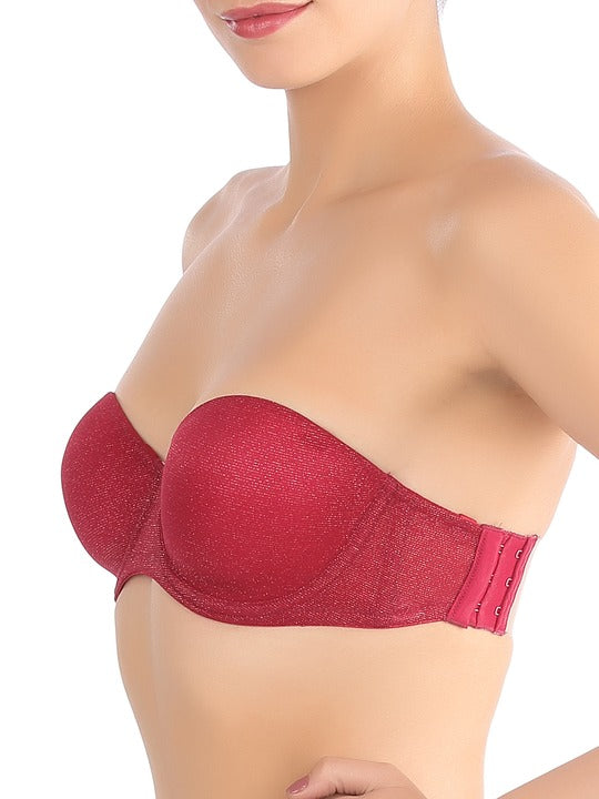 Triumph Red Medium Coverage Balconette Bra