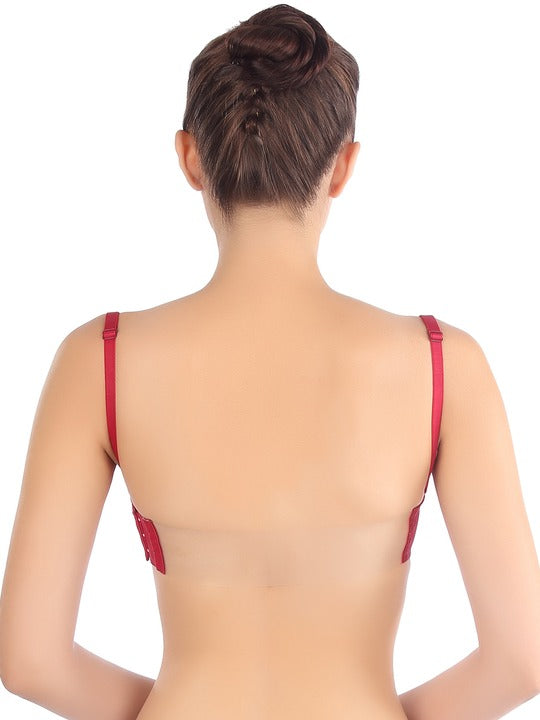 Triumph Red Medium Coverage Balconette Bra