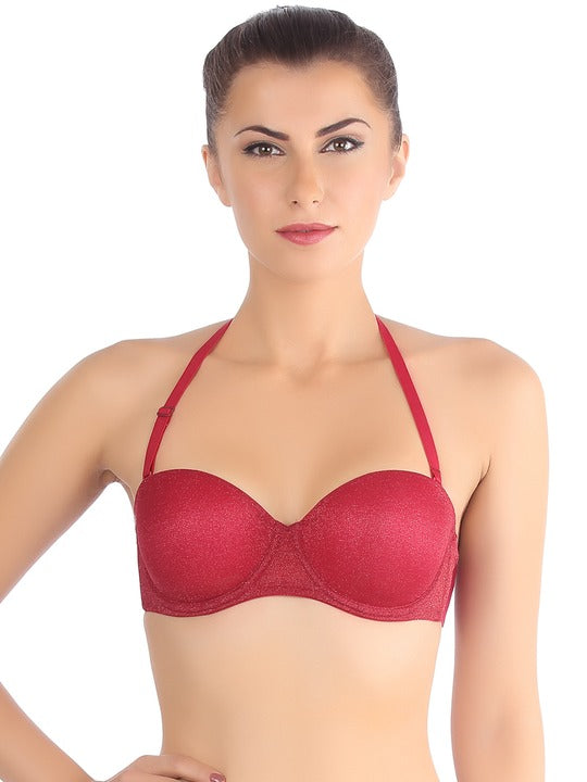 Triumph Red Medium Coverage Balconette Bra