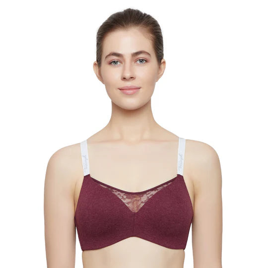 Triumph Padded Non-Wired Cotton T-shirt Bra