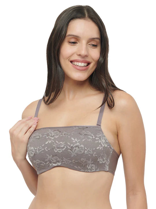 Triumph Padded Wired Full Coverage Lace Bandeau Bra