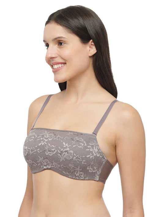 Triumph Padded Wired Full Coverage Lace Bandeau Bra