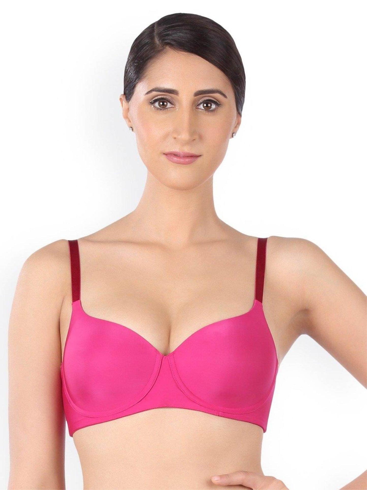 Triumph Melange Padded Wirefree T-Shirt Bra-Sea Blue