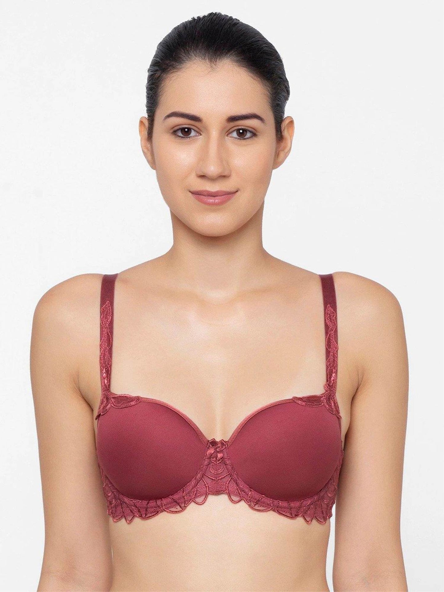 Triumph Balconette Lightly Padded Lacy Wired T-Shirt Bra