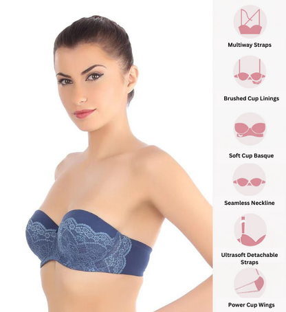 Triumph Eleganza Strapless Lace Bra