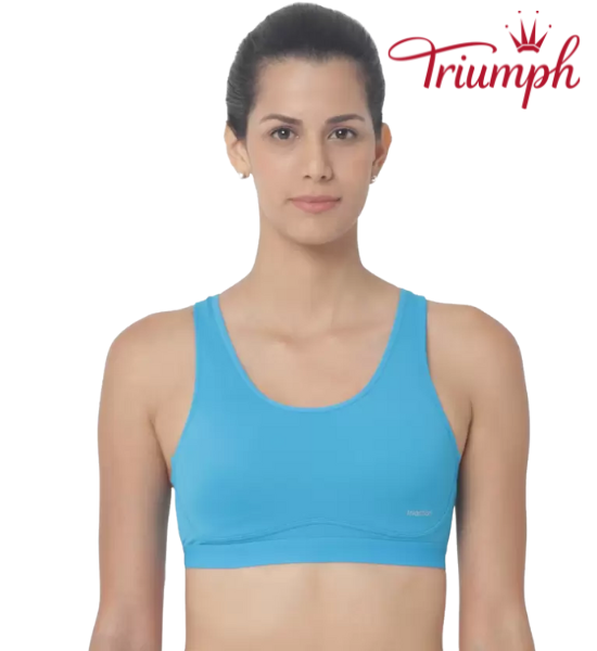 Triaction by Triumph Blue Sports Bra