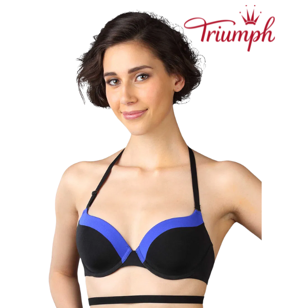 Triumph Azure Allure Multiway Navy Bra