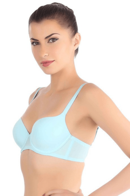 Triumph Lightly Padded Wired T-Shirt Bra - Water Blue