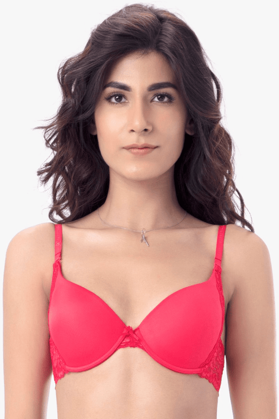 Pretty Secret Underwired Lacy Padded Push Up Bra