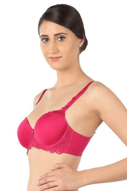 Triumph Balconette Lightly Padded Lacy Wired T-Shirt Bra