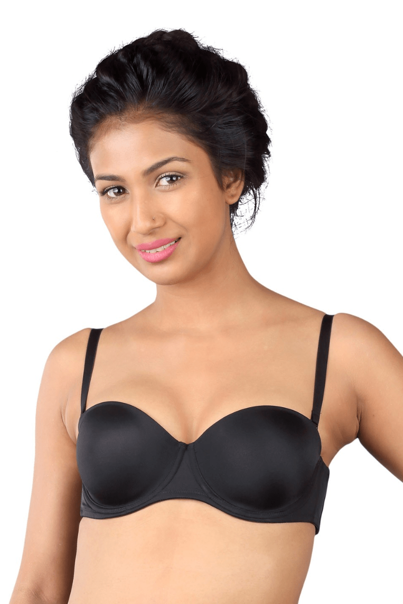 Triumph Black Strapless and Backless T-shirt Bra