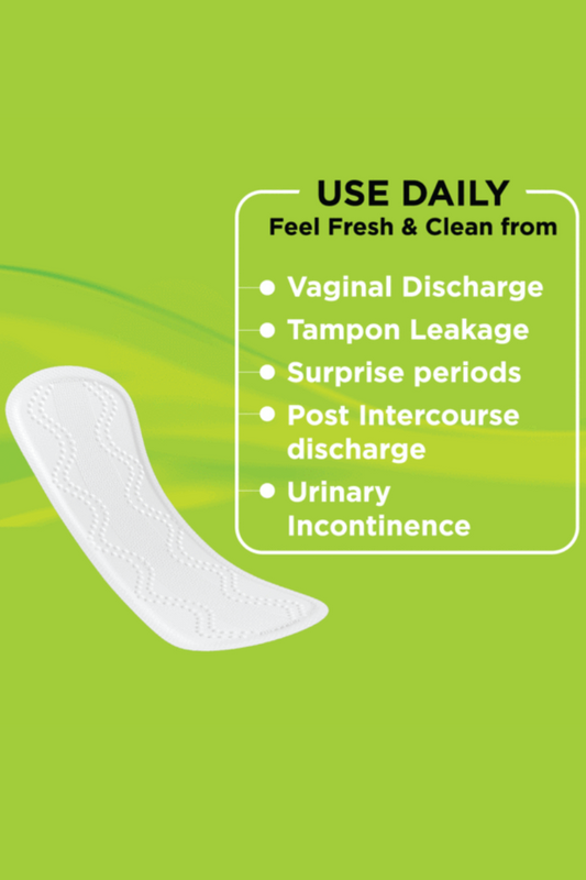 Pee Safe Aloe Vera Panty Liners - Pack Of 25