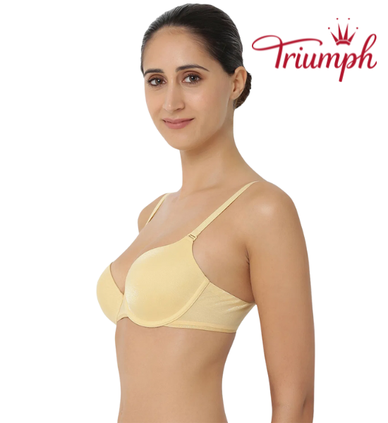 Triumph Yellow Padded Wired T-Shirt Bra