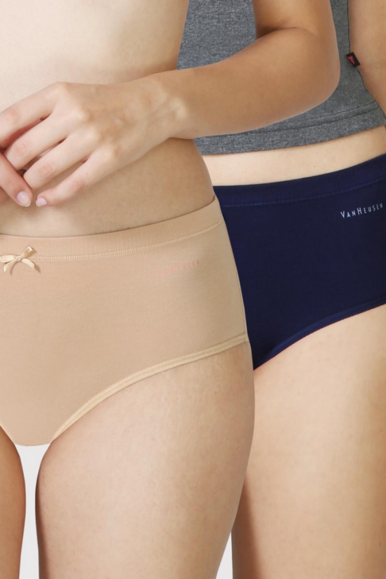 Van Heusen Antibacterial Hipster Panty (Pack Of 2) - SA