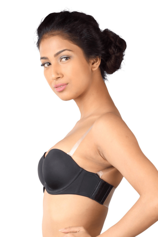 Triumph Black Strapless and Backless T-shirt Bra