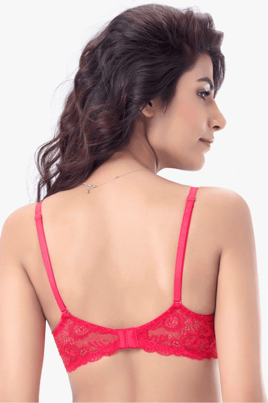 Pretty Secret Underwired Lacy Padded Push Up Bra