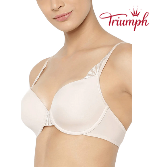 Triumph International Women's Padded Wired Bra - Nude Beige