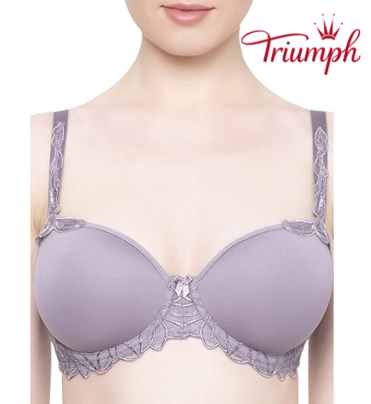 Triumph Stylish Padded Women Lacy T-shirt Bra