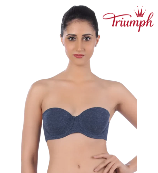 Triumph Blue Strapless T Shirt Bra