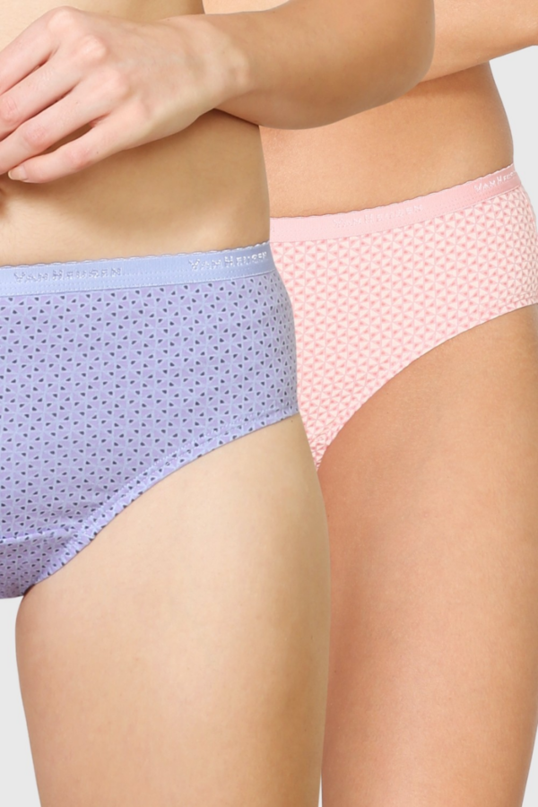 Van Heusen Hipster Printed Panty (Pack Of 2) - LA