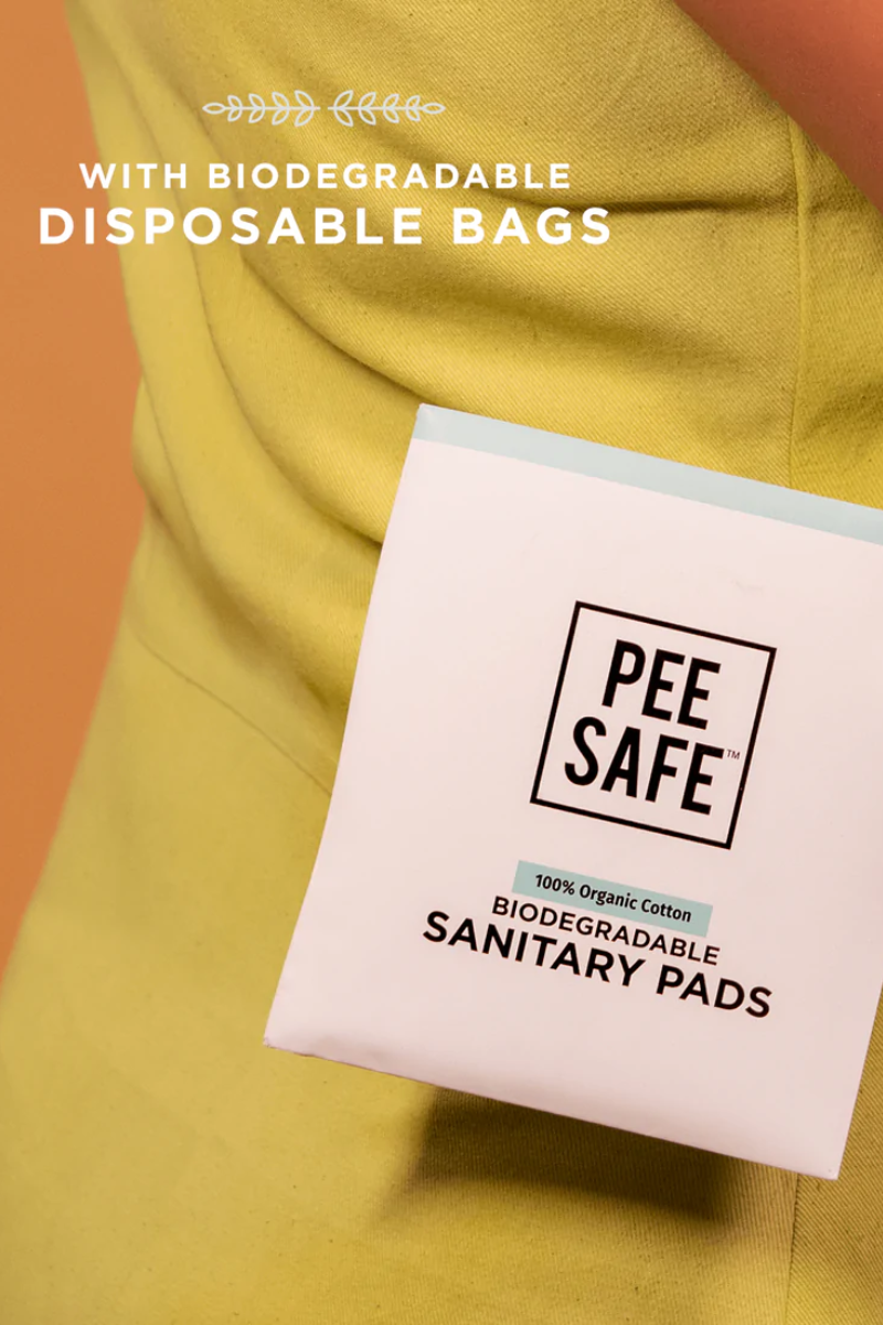 Pee Safe Biodegradable Sanitary Pads