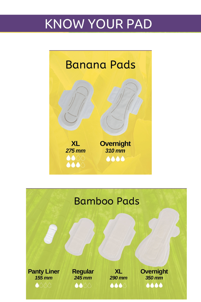 Saathi Overnight Banana Fibre Biodegradable Sanitary Pads