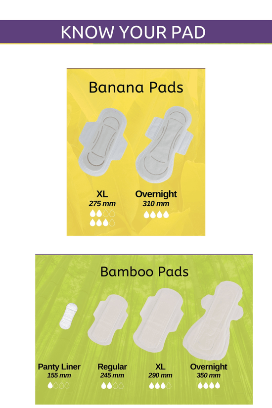 Saathi XL Bamboo Fibre Biodegradable Sanitary Pads