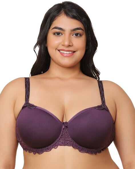 Triumph Balconette Lightly Padded Lacy Wired T-Shirt Bra