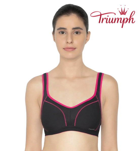 Triumph Comfort Sports Bra - Lightly Padded, Non-Wired, Multiway Straps