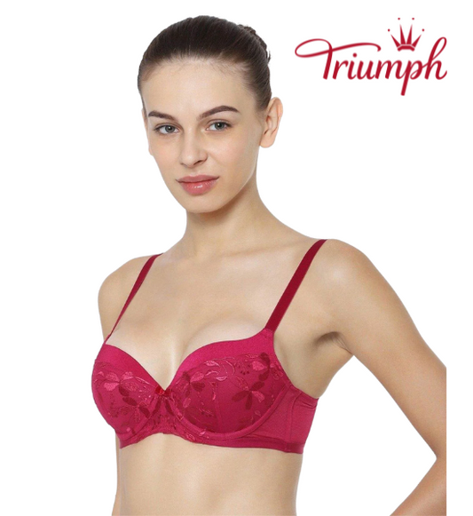 Triumph Modern Lacy Printed Padded Tshirt Bra