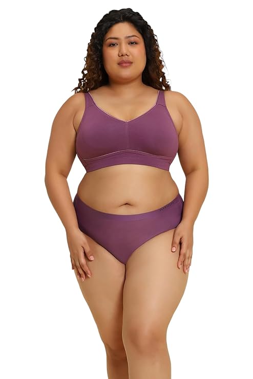 Van Heusen Women Solid Plus Size Wireless Minimizer Bra