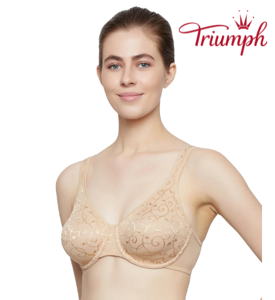 Triumph Wired Non Padded Printed Bra