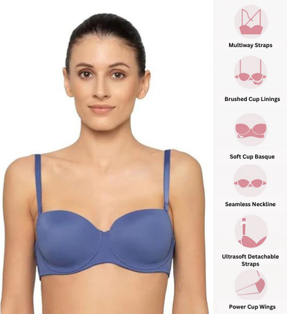 Triumph International Women Casual Convertible Half Cup Bra