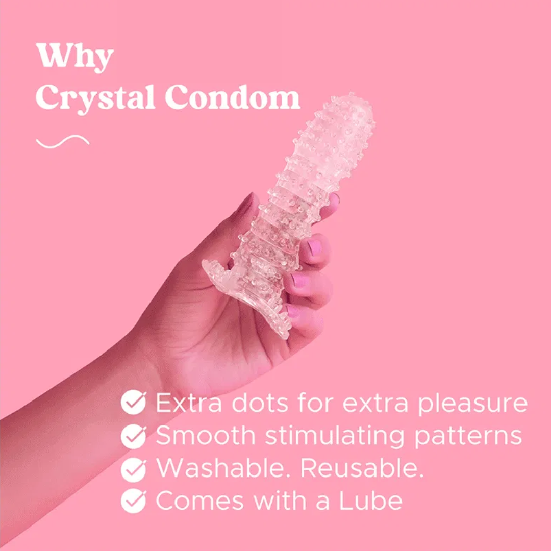 Reusable Crystal Condom- Elevate your pleasure