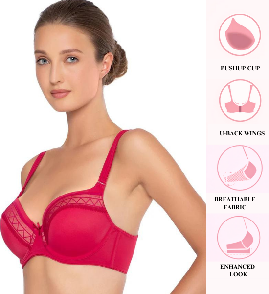 Triumph Push Up Padded Wired Seamless T-shirt Bra