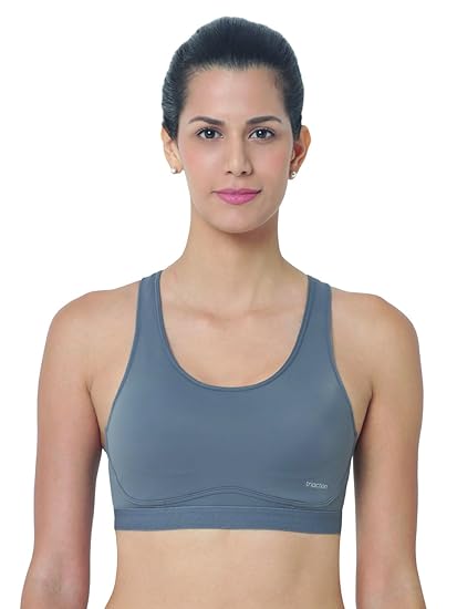 Triumph Non-Wired Padded Sports Bra - Grey Combination