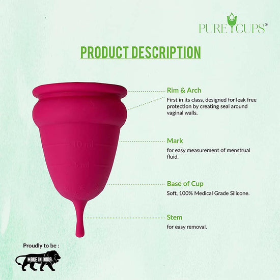 Pure Cups Reusable Menstrual Cup