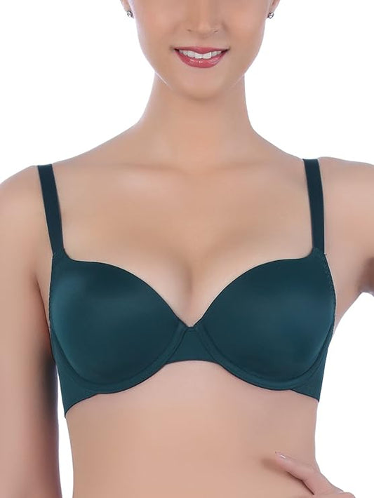 Triumph Padded Wired Medium Coverage T-Shirt Bra - Night Forest