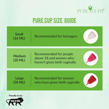 Pure Cups Reusable Menstrual Cup