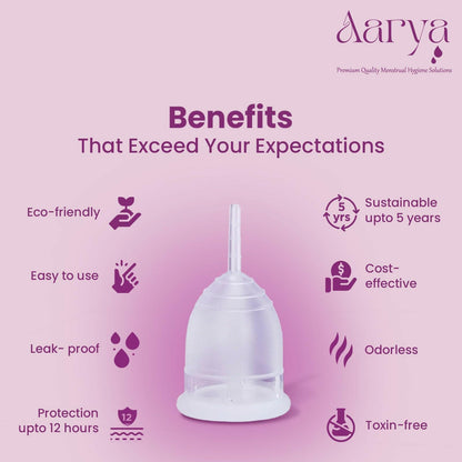 Aarya Reusable Period Menstrual Cup for Women