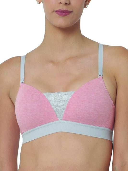 Triumph Women’s Lacy Non-Wired Padded T-Shirt Bra