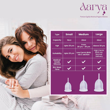 Aarya Reusable Period Menstrual Cup for Women